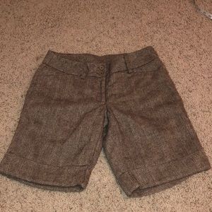NWOT tweed shorts size S